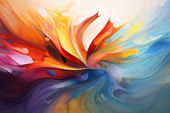 Download Abstract Watercolor Modern Art - Color Collection