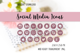 Download Rosegold Social Media Icons - Social media icons Collection