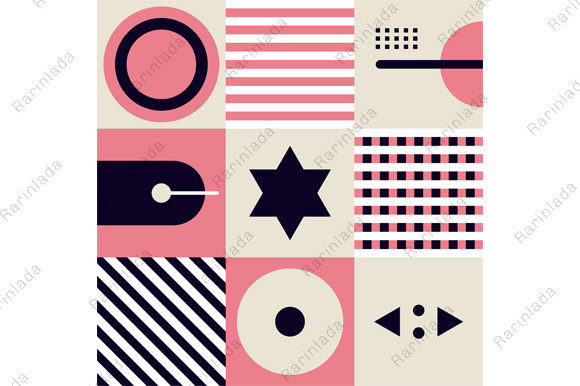Download Geometric Simple Shapes Pattern - Simple Collection