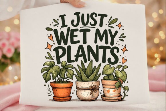 Download I Just Wet My Plants Gardening Plant PNG - Premium Resources
