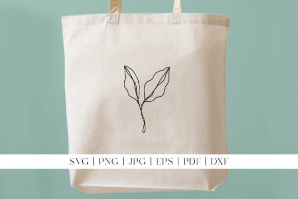 Download Leaf Line Art | Simple Leaves on Branch - Simple Collection