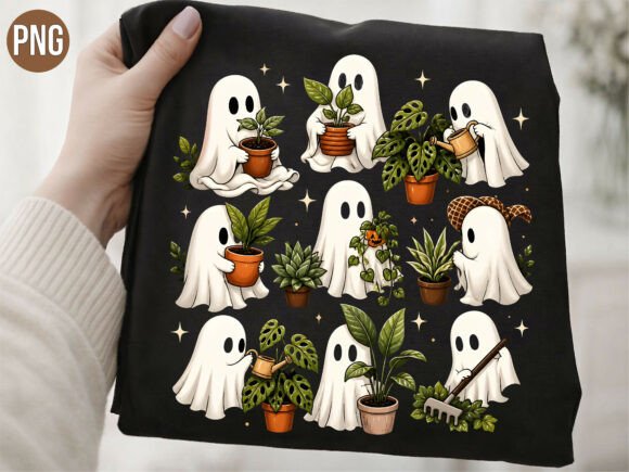 Download Ghost Garden Plant Lover Halloween Shirt - Premium Resources