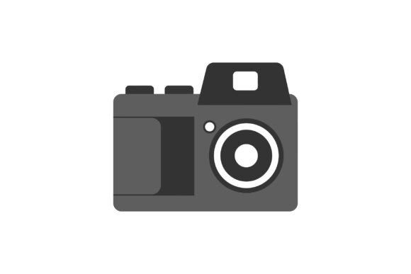 Download Vintage Camera with Simple Shapes Flat M - Simple Collection