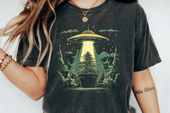 Download Alien Abduction Cannabis Plant Png - Premium Resources