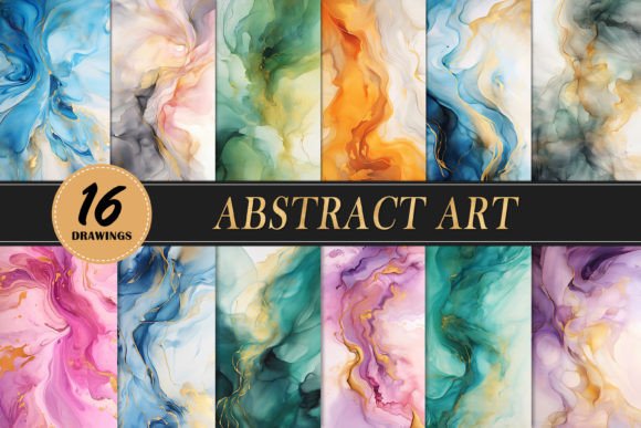 Download Abstract Watercolor Art Painting - Color Collection